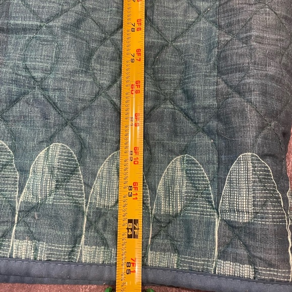 OPALHOUSE Jungalow Teal Design Colored Double Sided Quilted Blanket - Picture 8 of 14